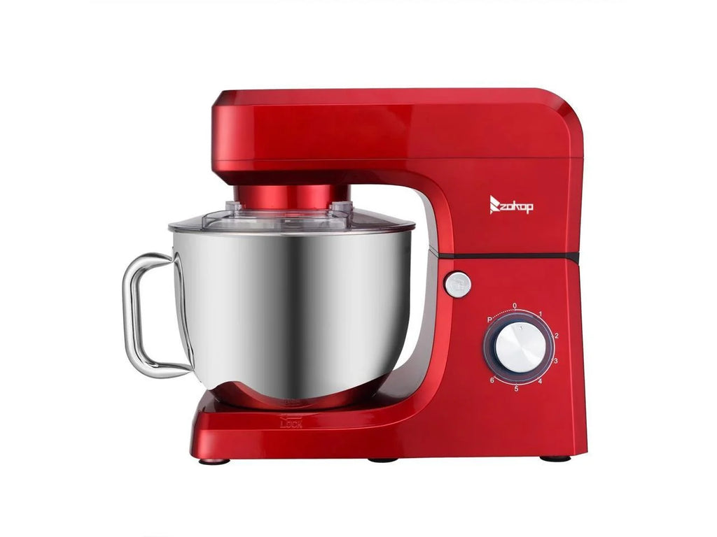 7.5QT 6-Speed Tilt-Head Electric Stand Mixer with Stainless Steel Bowl, Red H716031