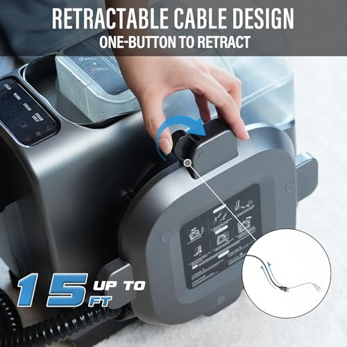 Portable Carpet & Upholstery Cleaner with Steam and Heating V8040