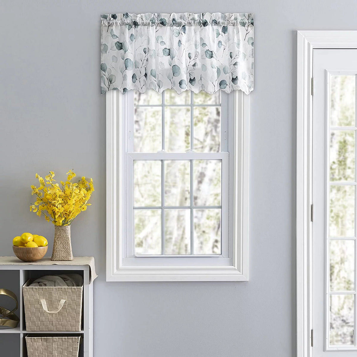 Crushed Taffeta Rod Pocket Valance X4899