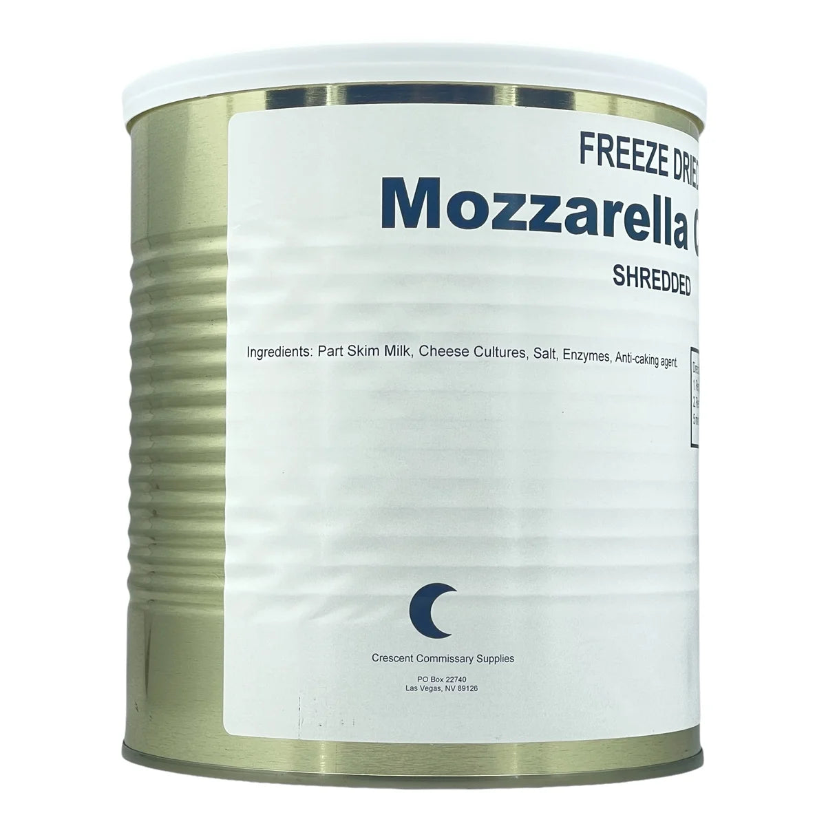 Freeze Dried Mozzarella Cheese #10 Can H2350