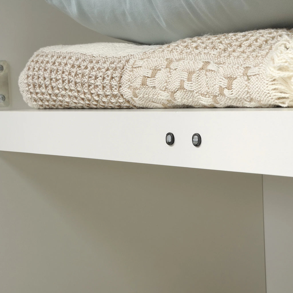 69" Tall 4-Shelf Wood Storage Cabinet C550815