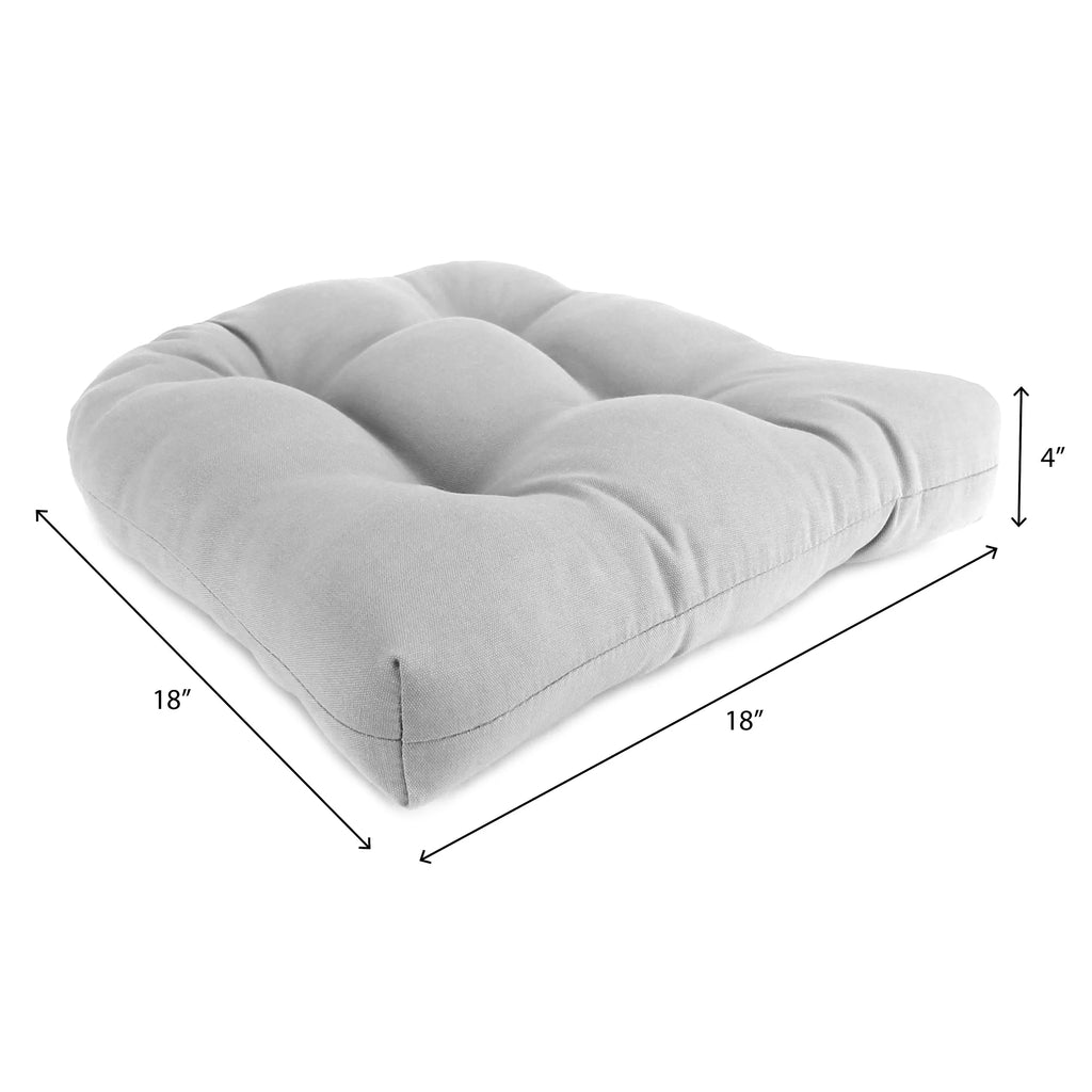 Red Square Tufted Outdoor Wicker Seat Cushion 2 Pack U989