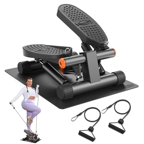 Mini Stepper with Resistance Bands and LCD Monitor K1408