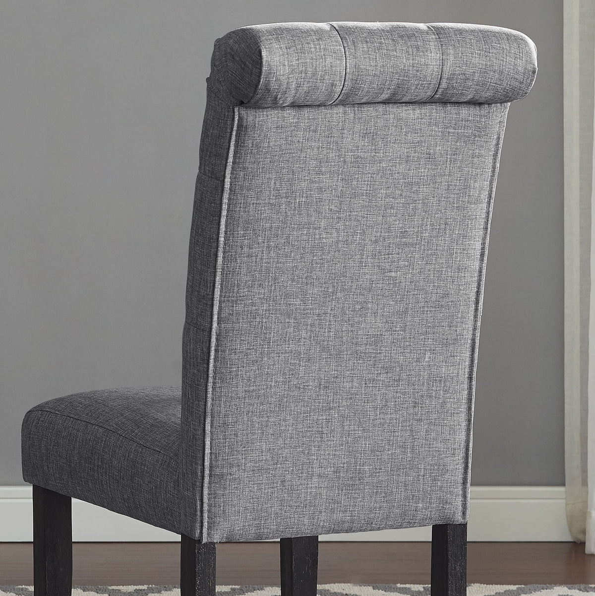 Gray Dining Chair Set of 2 T451