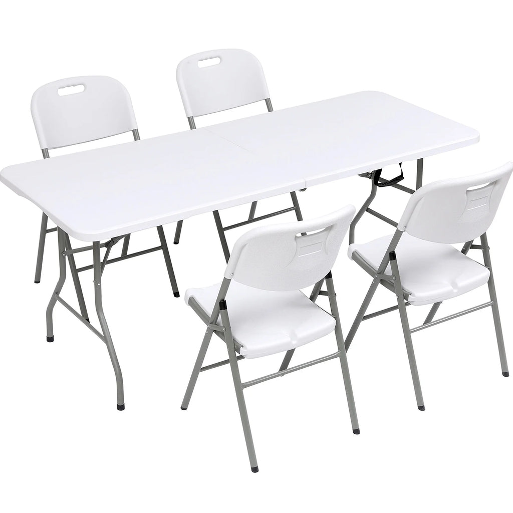 White 6ft Plastic Folding Table X236