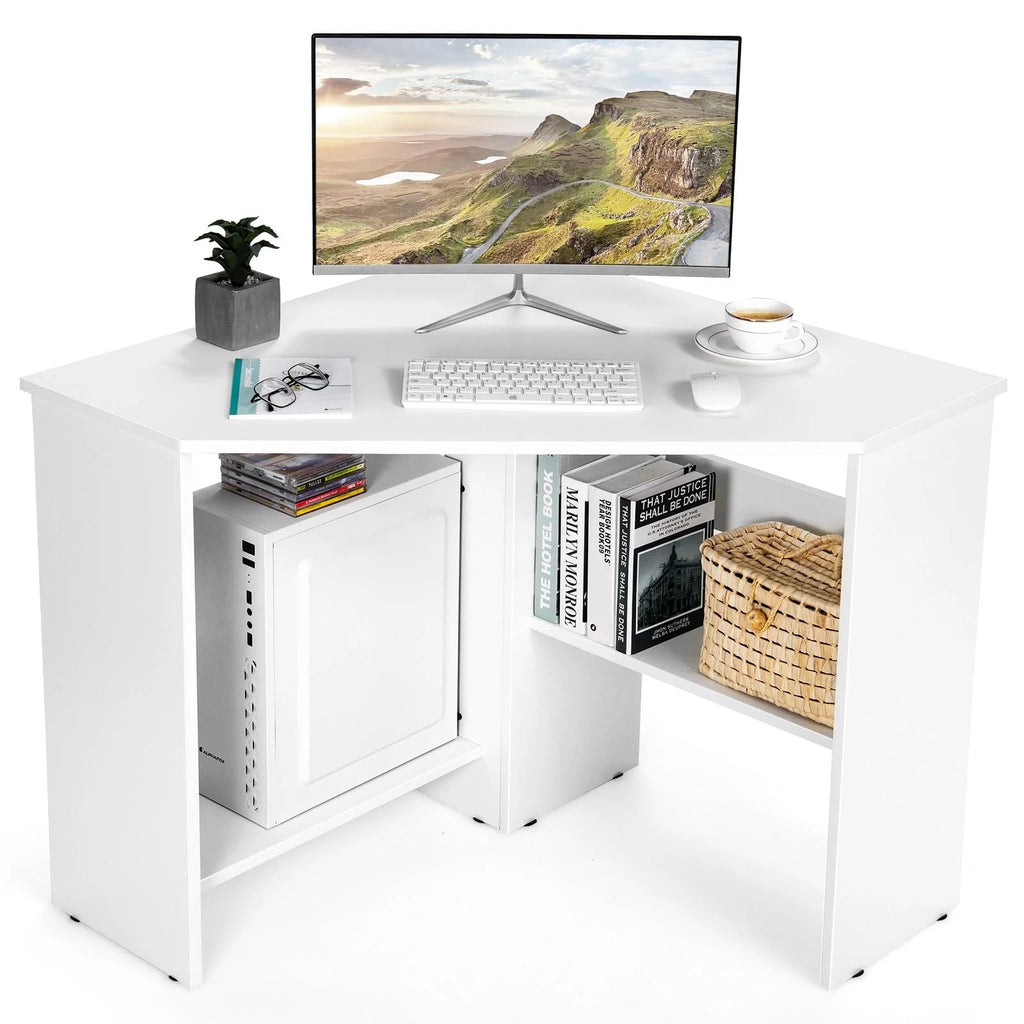Black Corner Computer Desk S2002