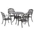 Cast Aluminum Patio Dining Set for 4 G169078