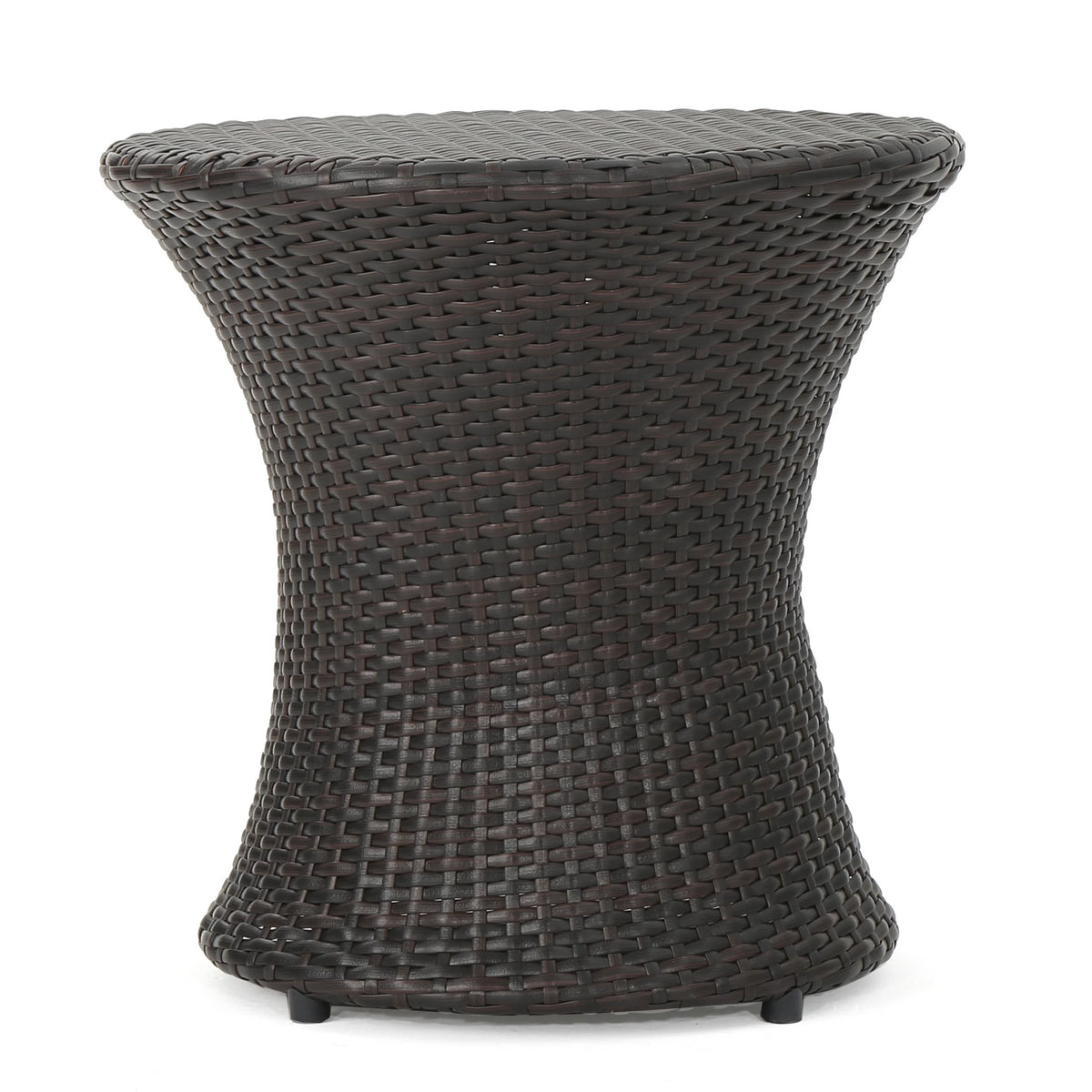 Multibrown Outdoor Wicker Side Table P5215