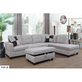 Right Facing 3 Piece Sectional Sofa Set T6147