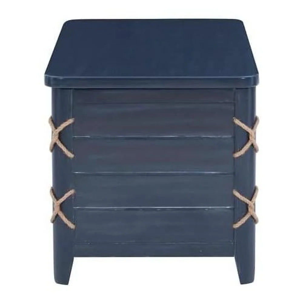 Blue Wood Storage Chest V628259