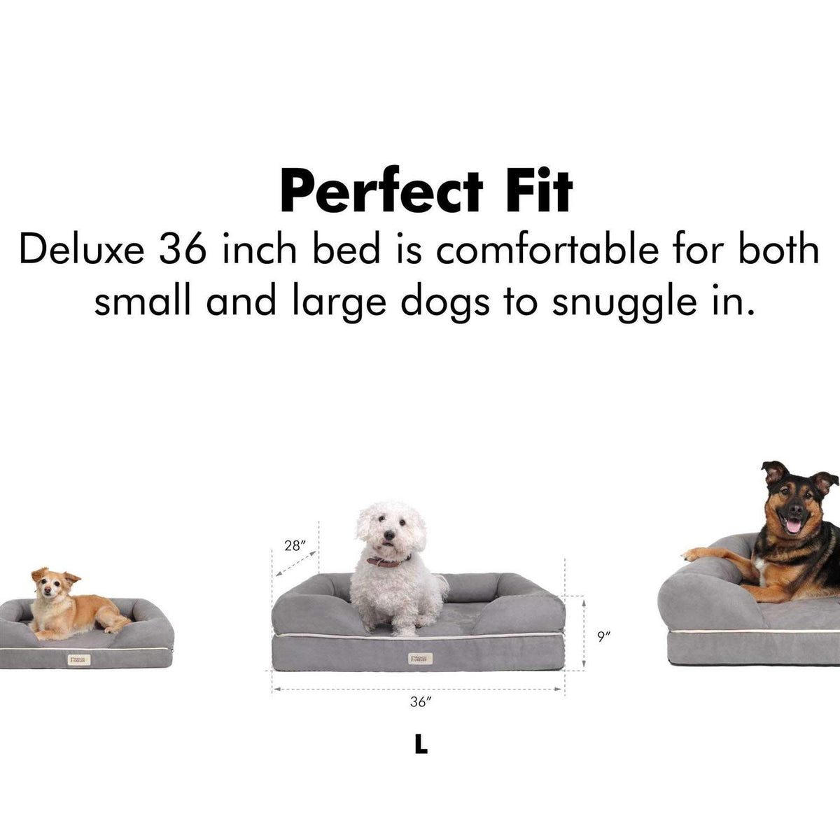 Memory-Foam Orthopedic Dog Bed Q740220