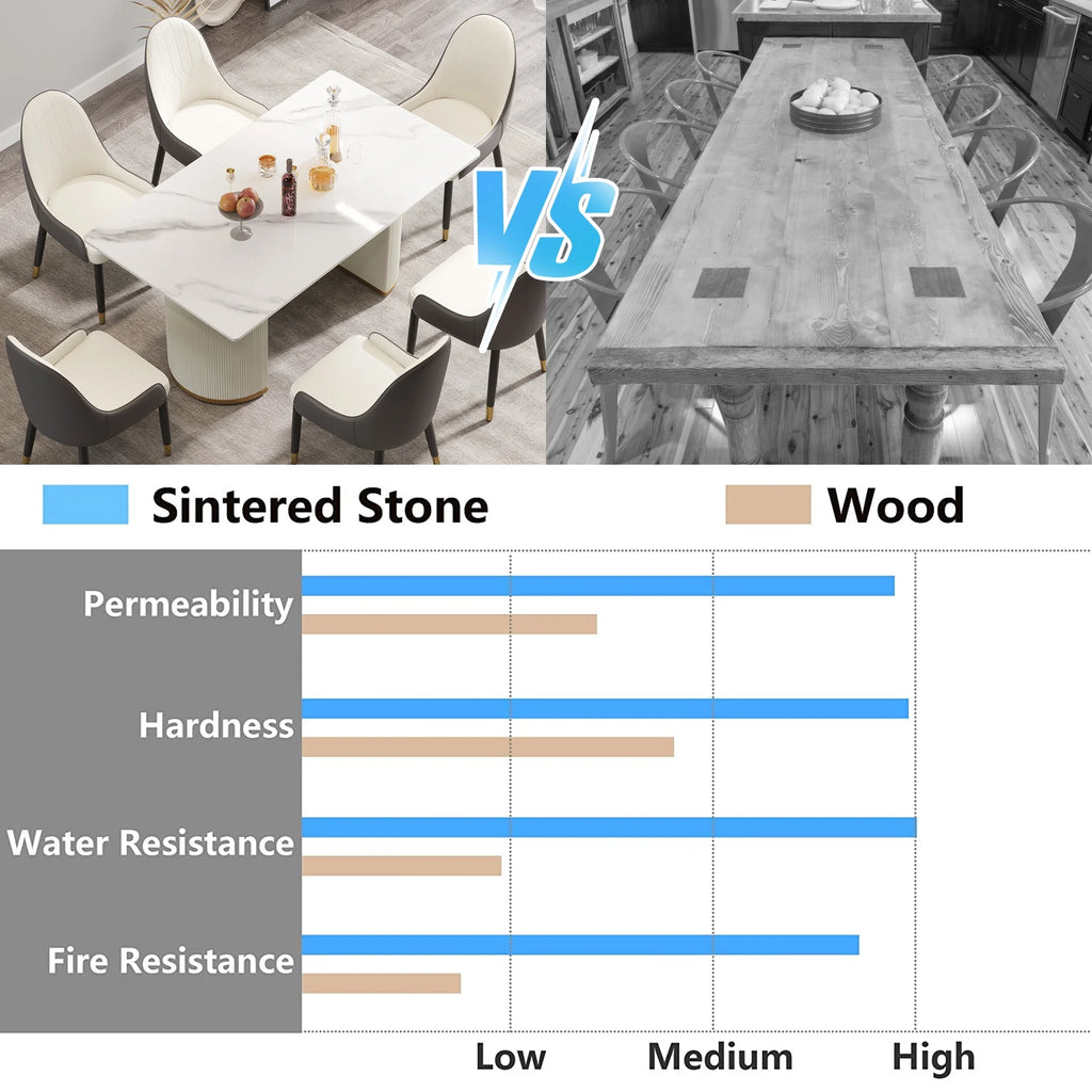 Sintered Stone Top Dining Table T224787