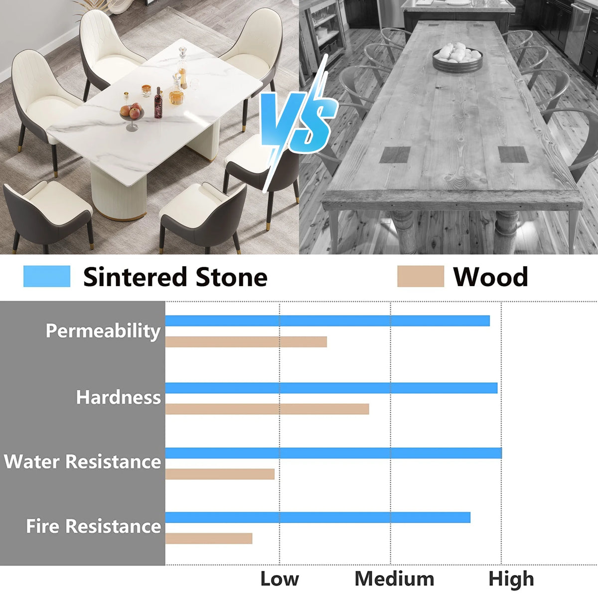 Sintered Stone Top Dining Table T224787