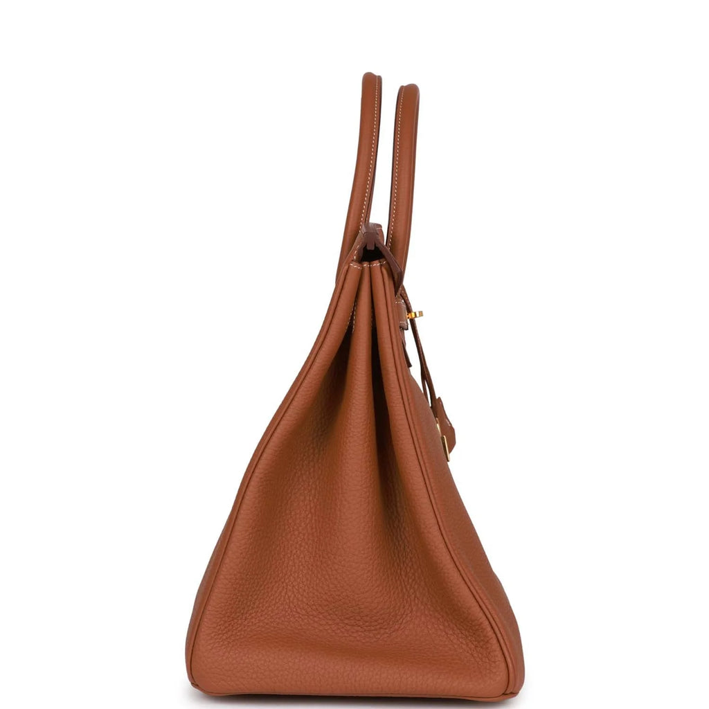 Pre-owned Gold Togo Leather Bag L1870