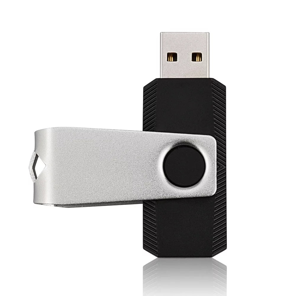 16GB USB 2.0 Flash Drive Swivel 50PCS Black Q94832