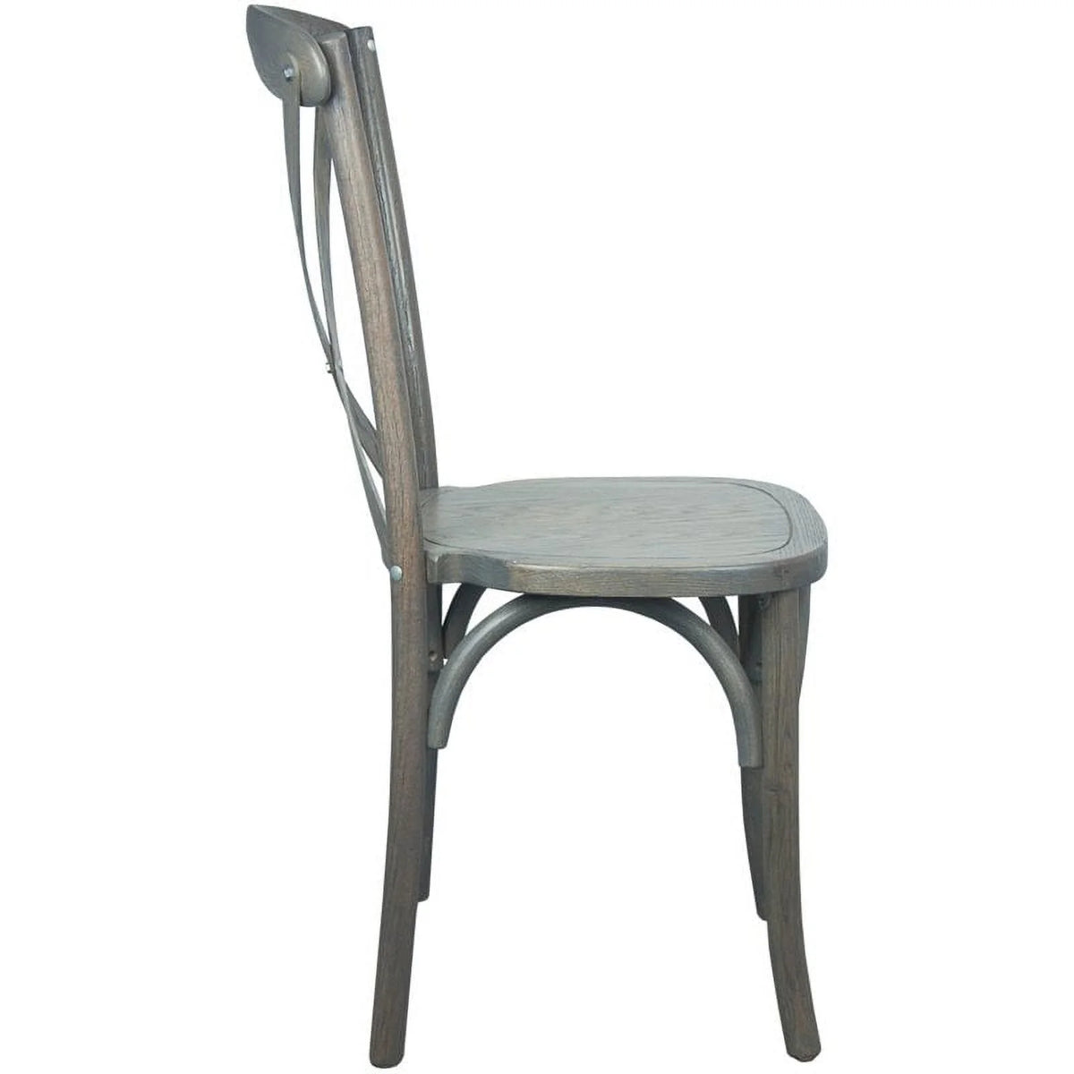 Gray X-Back Chair B55378