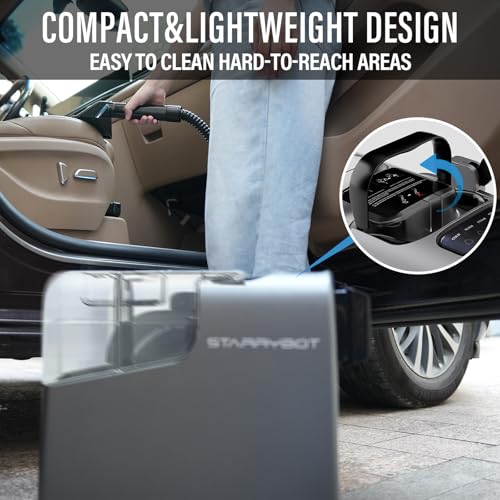 Portable Carpet & Upholstery Cleaner with Steam and Heating V8040