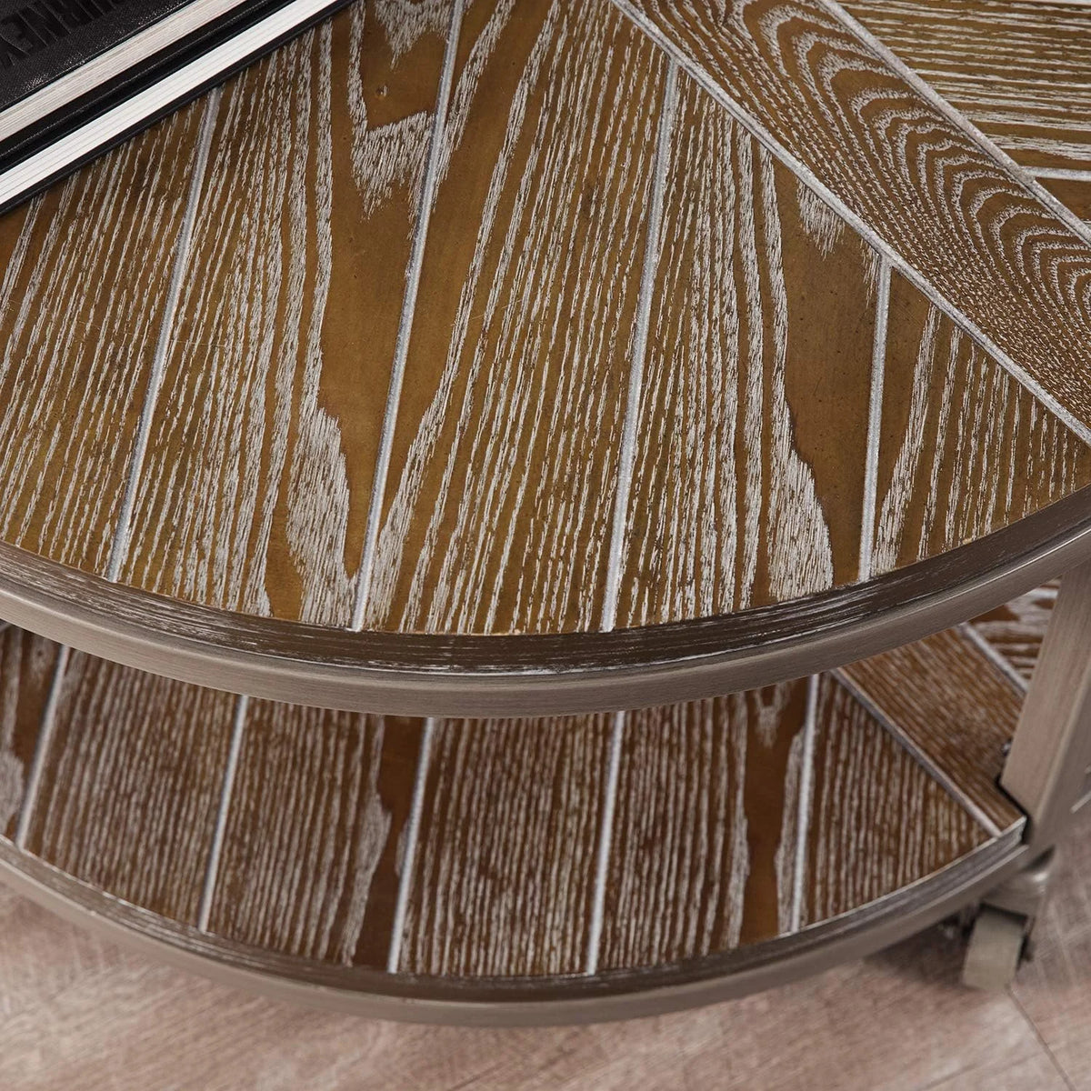 Round Industrial Coffee Table H69062