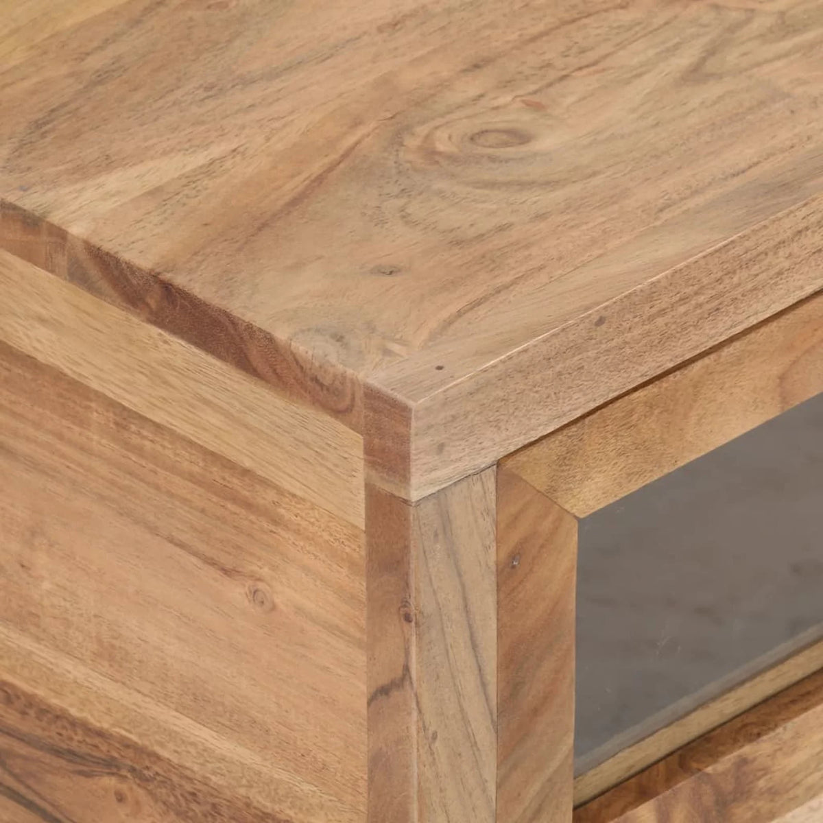 Coffee Table Solid Acacia Wood End Side Table I6329