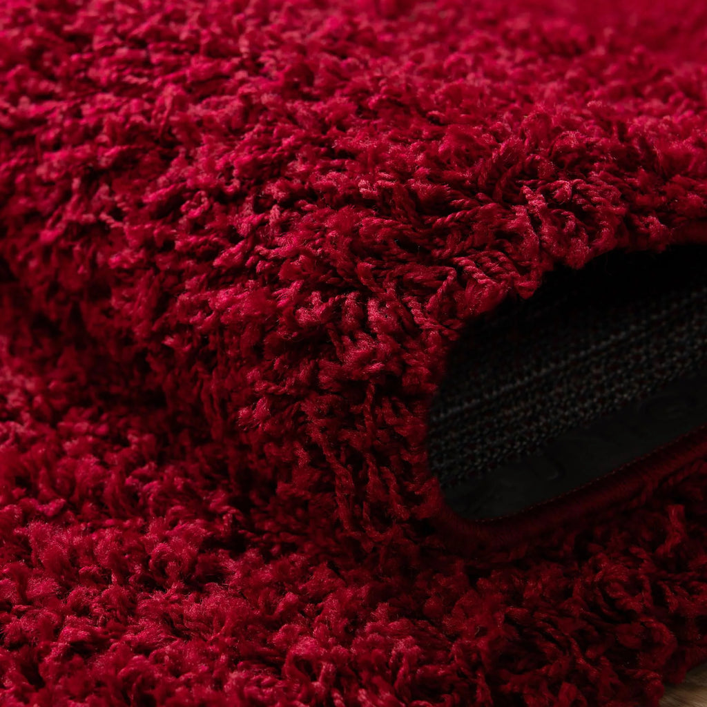 Cherry Red 5' x 8' Shag Rug X1352