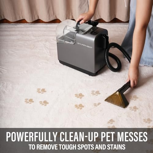 Portable Carpet & Upholstery Cleaner with Steam and Heating V8040