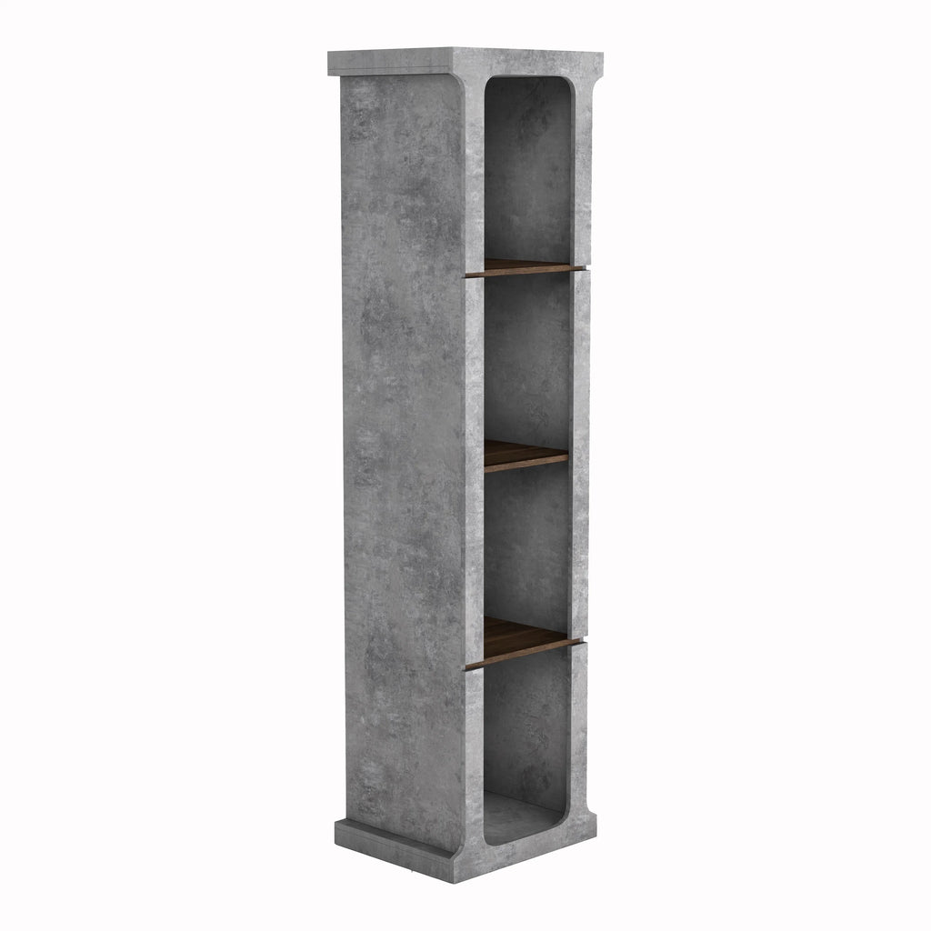 4-Shelf Wood Cement TV Tower P6609