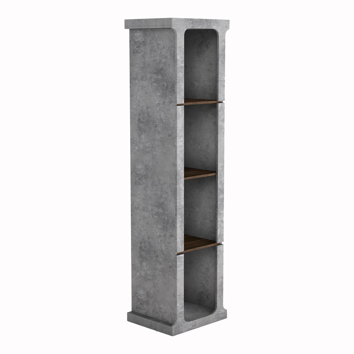 4-Shelf Wood Cement TV Tower P6609