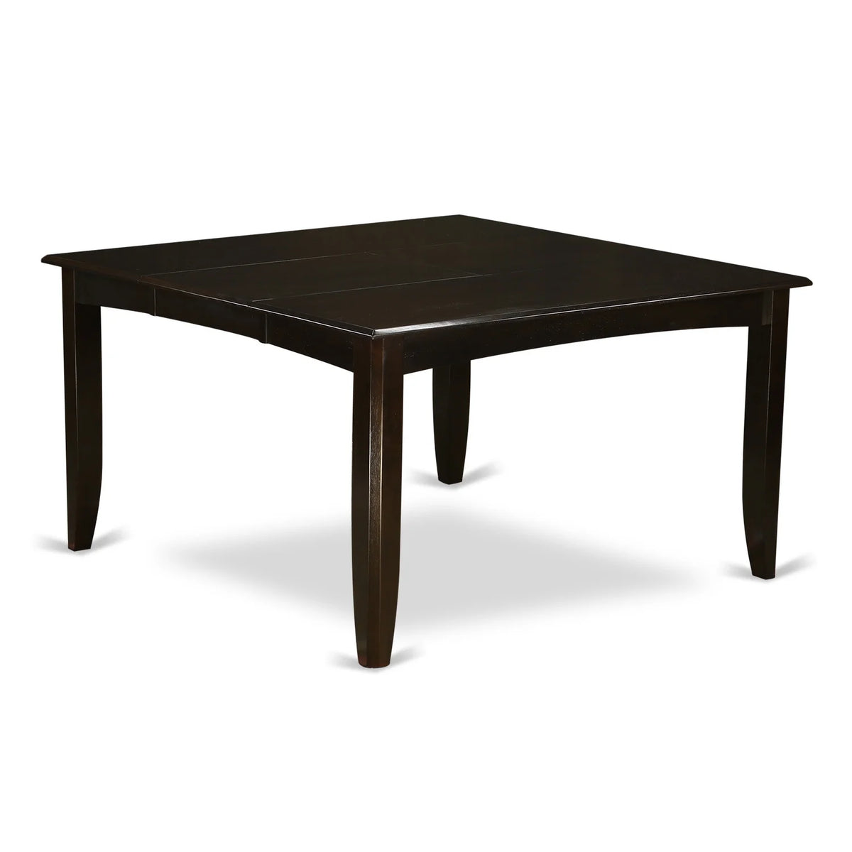 5 Pc Square Dining Table with Butterfly Leaf and Four Parson Chair Brown P27656