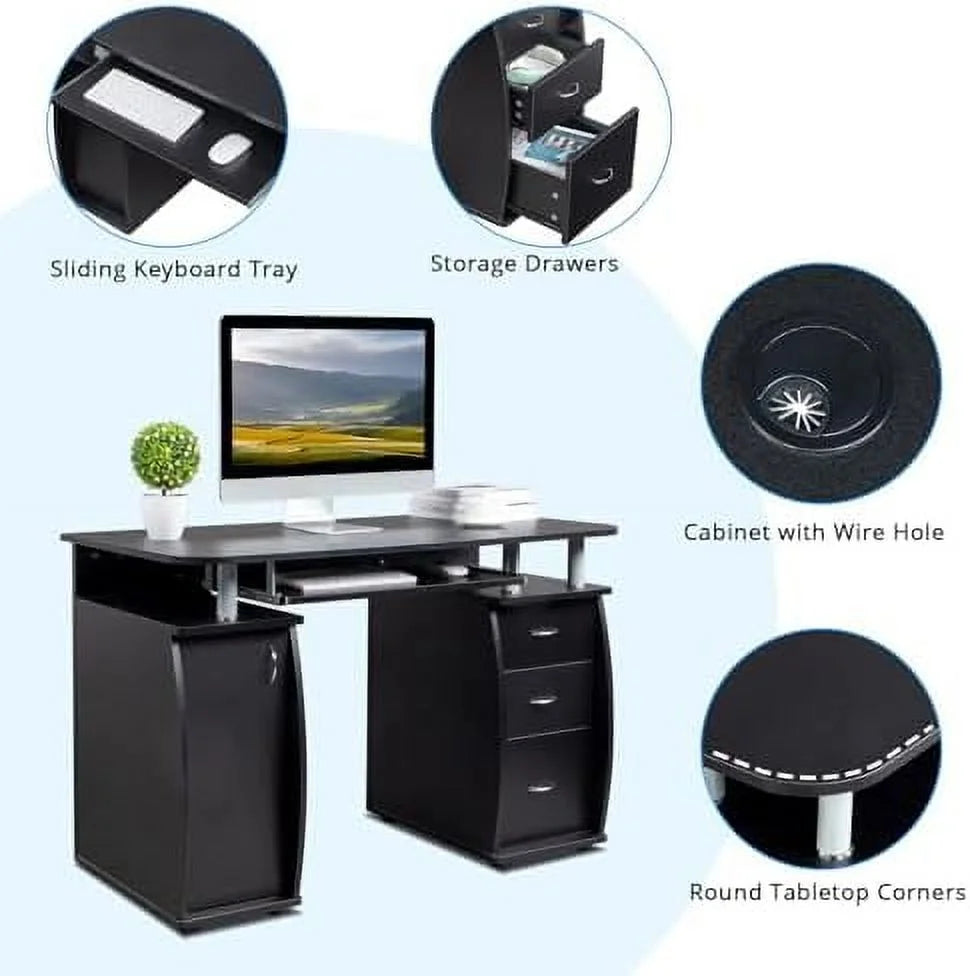 Computer Desk with Drawers H8380