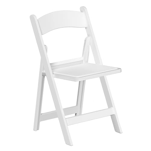 4 Pack Resin Folding Chair with Vinyl Padded Seat F893