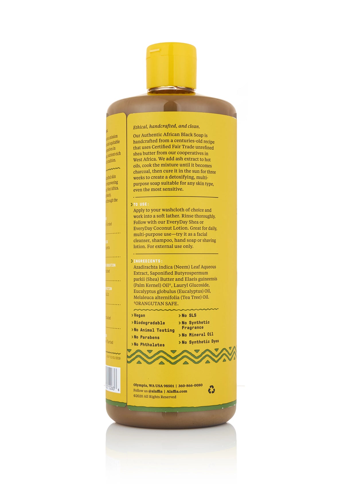 African Black Soap Eucalyptus Tea Tree 32 fl oz D707442
