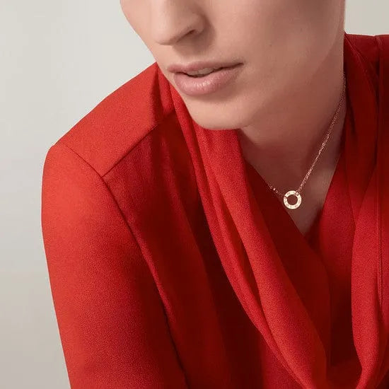 Love Necklace With 2 Diamonds H14175