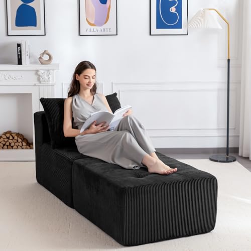 U Shaped Modular Sectional Sofa with 2 Ottomans Grey V294