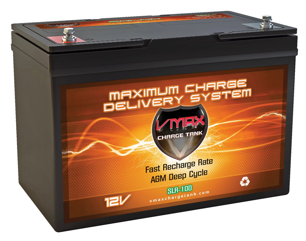 12 Volt Group 27 100Ah AGM Deep Cycle Battery F9506