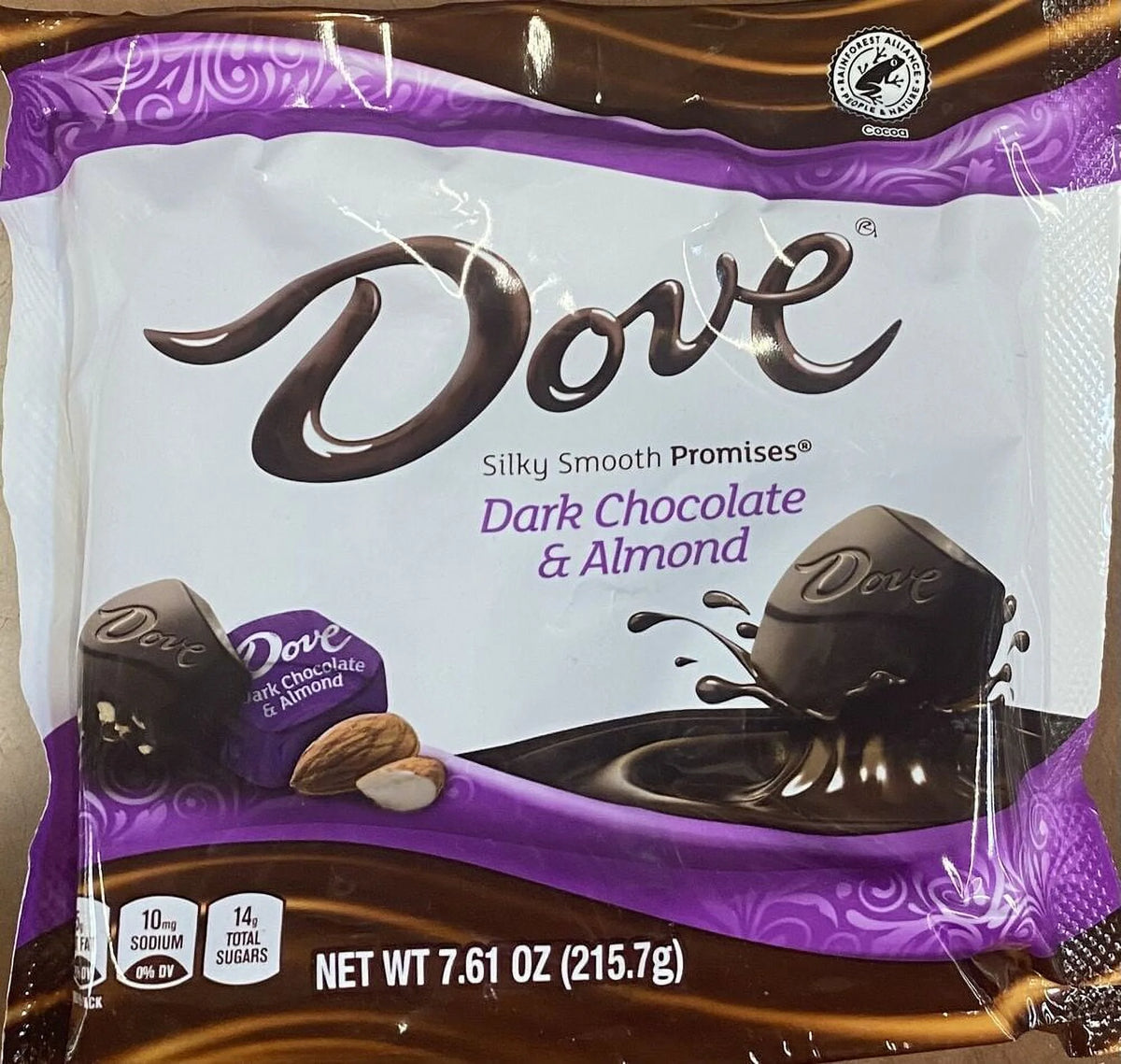 Dark Chocolate & Almond Candy Bag 7.61 Oz 5 Pack F482246