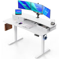 48″ x 24″ Black Electric Standing Desk with 2 Drawers X671