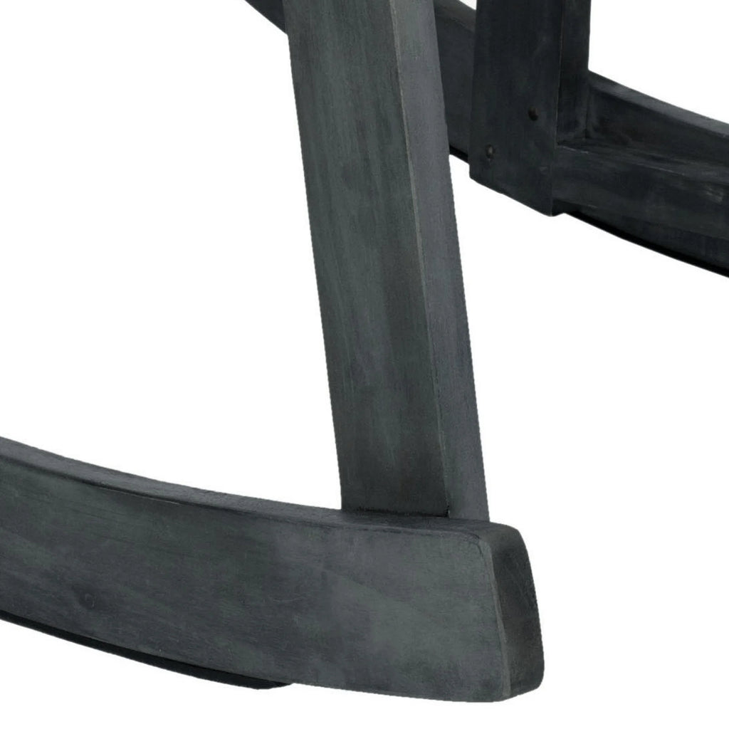 Dark Slate Grey Acacia Rocking Chair R540188