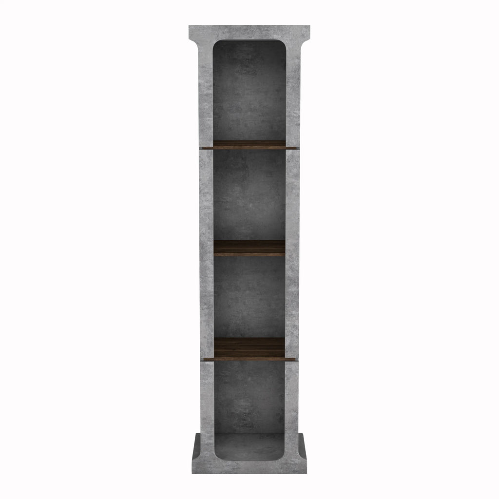 4-Shelf Wood Cement TV Tower P6609