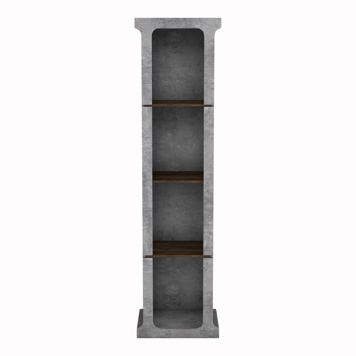 4-Shelf Wood Cement TV Tower P6609