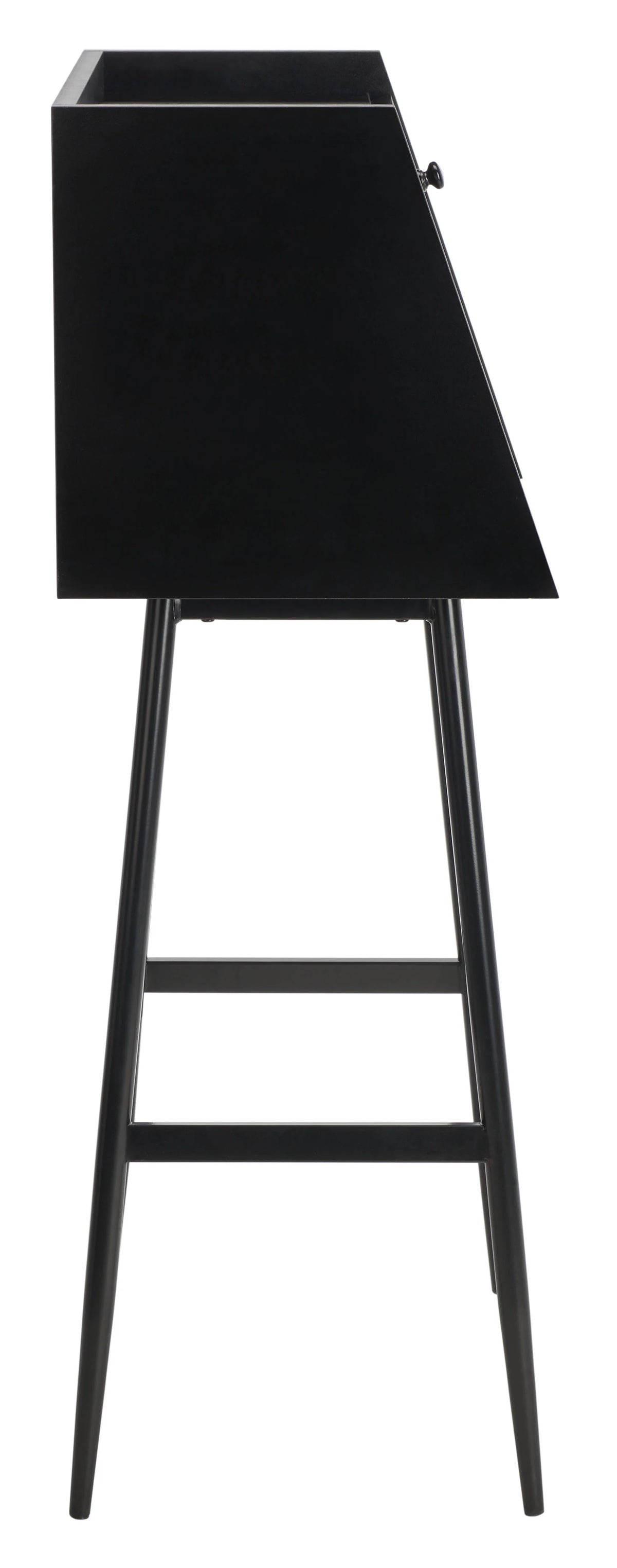 Black Modern Secretary Writing Desk L3444
