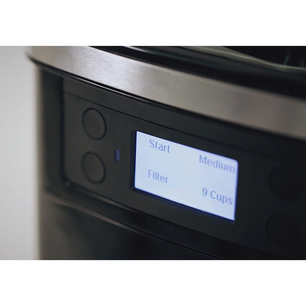 Red Coffee Maker with Built-in Grinder W10858