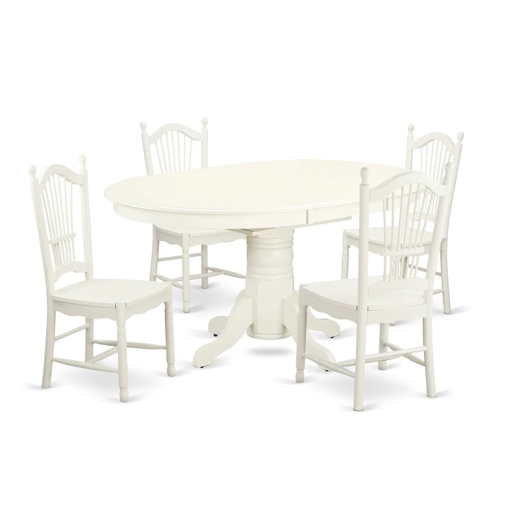 5 Piece Wood Dining Table Set C924