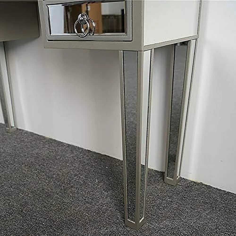 Mirrored Vanity Dressing Table with 5 Drawers I335
