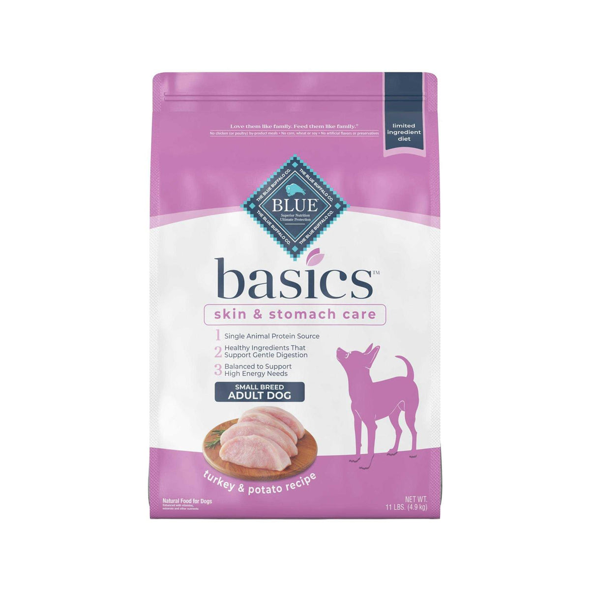 Turkey & Potato Small Breed Dry Dog Food W91587