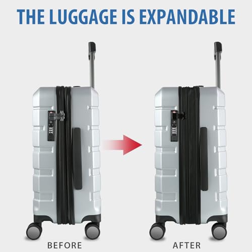 Hardside Expandable Carry On Luggage with Spinner Wheels A3939