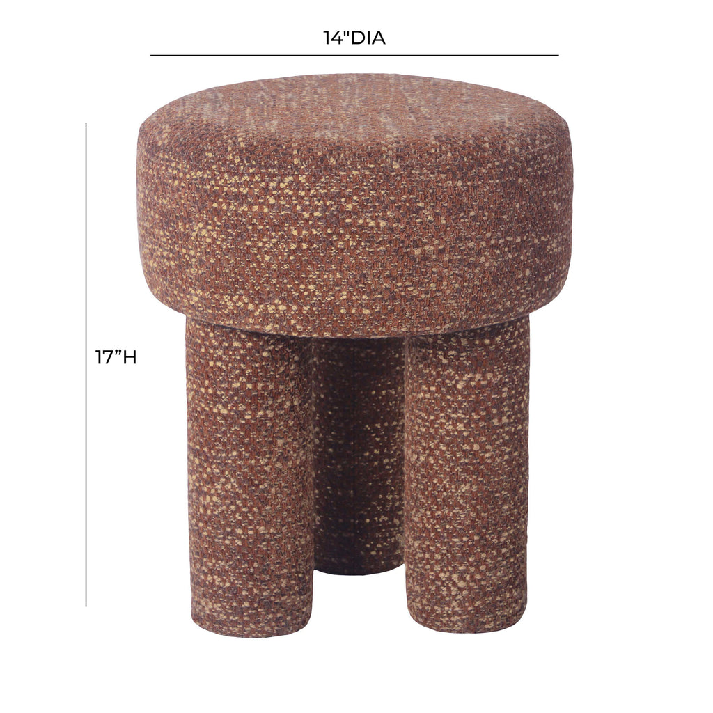 Brown Knubby Stool H8955