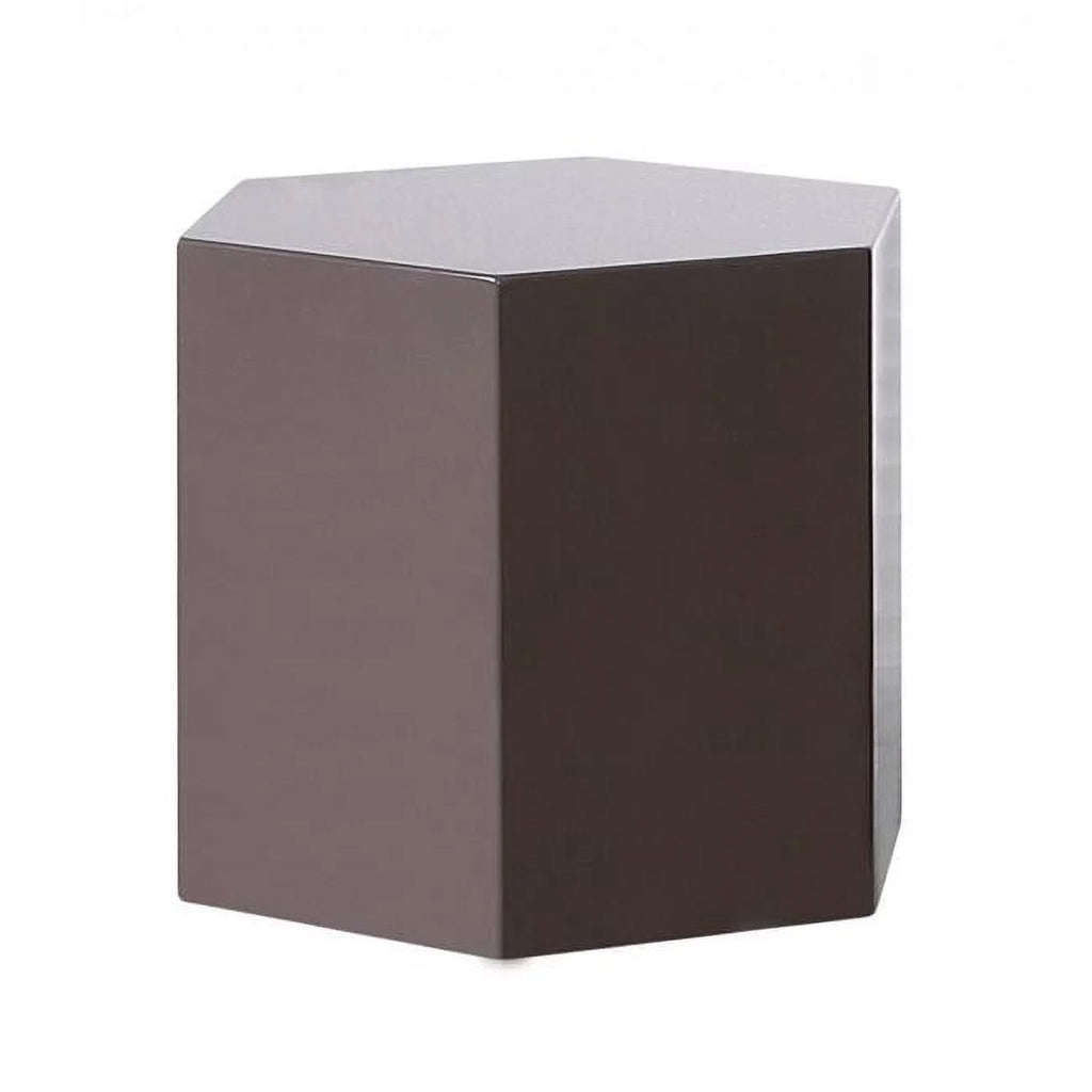 Modern High Gloss Hexagonal End Table X894290