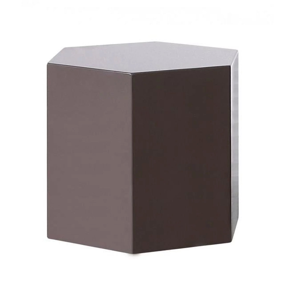 Modern High Gloss Hexagonal End Table X894290