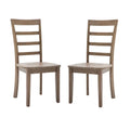 18 Inch Wood Dining Chair Set of 2 X796