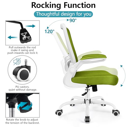 Ergonomic Mesh Office Chair with Lumbar Support Black O7267